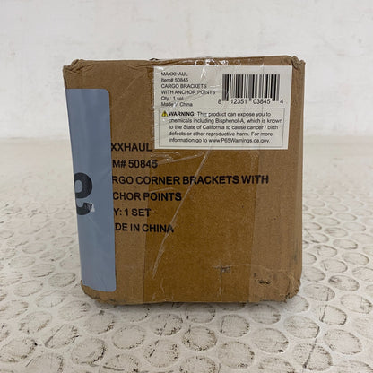 MaxxHaul 50845 Platform Cargo Corner Brackets w/ Anchor Points Rack