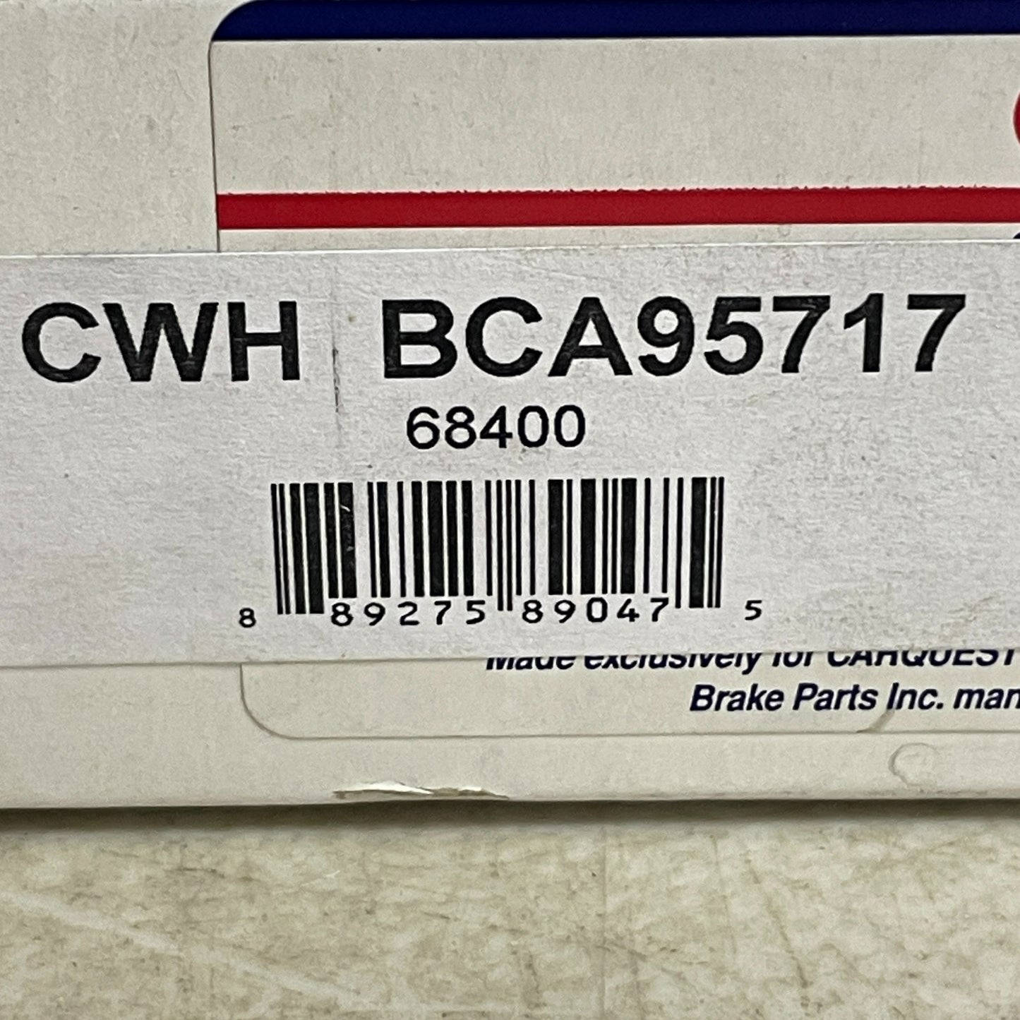 Carquest Wearever Parking Brake Cable Rear Left Corrosion Resistant BCA95717