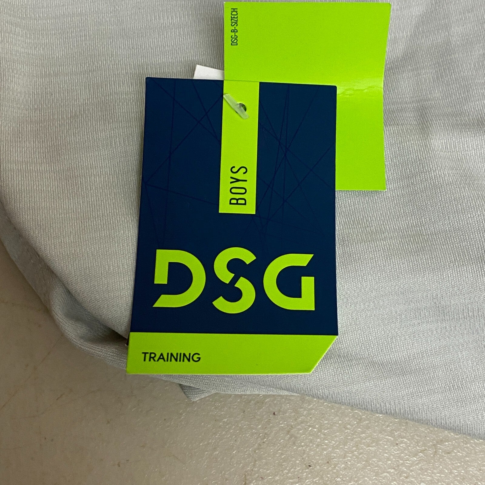 DSG Boy's Poly Muscle Tank High Rise / Pure White DAB13119 BRAND NEW
