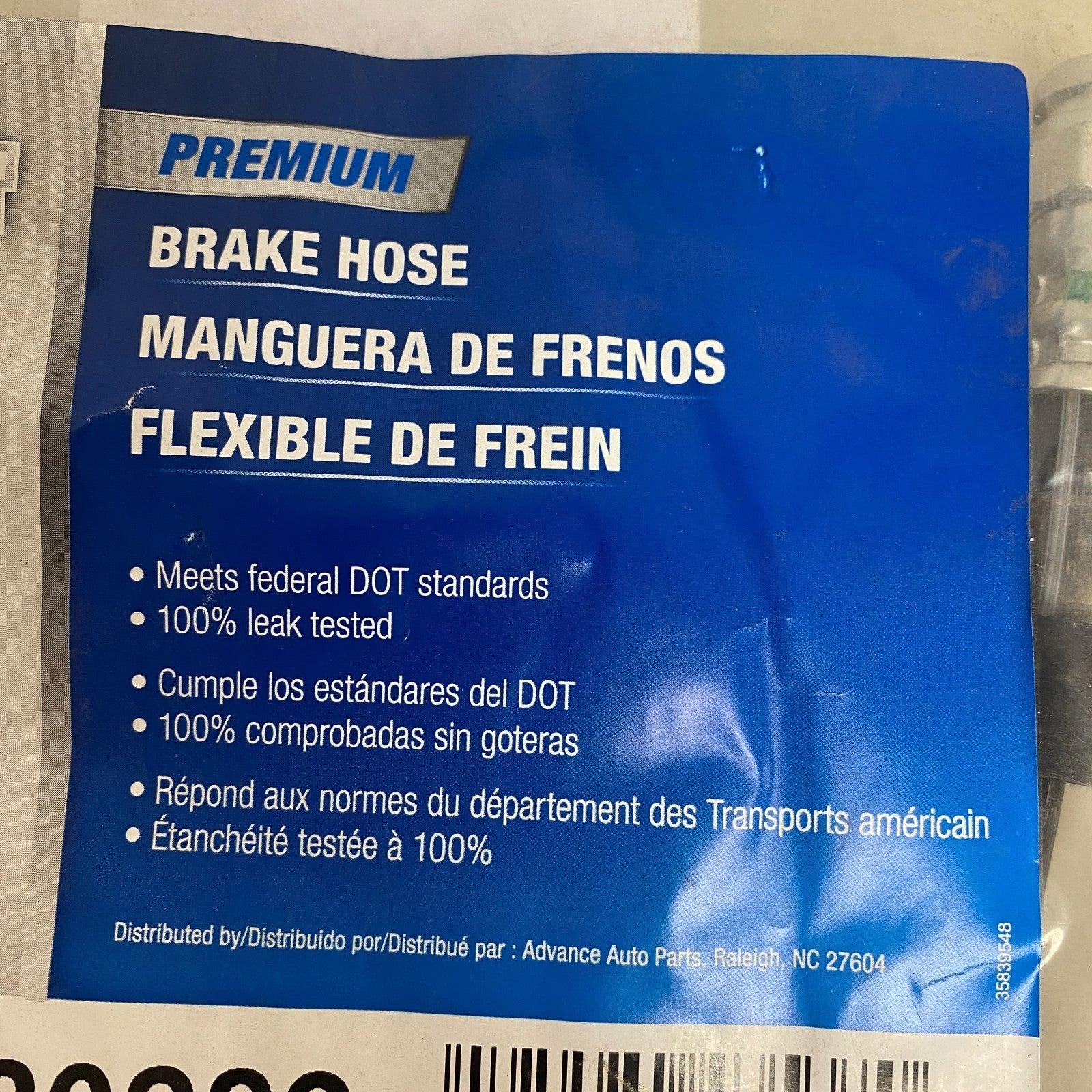 CARQUEST Brake Hydraulic Hose Black 17.38″ BHA620289