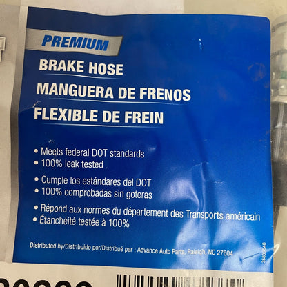 CARQUEST Brake Hydraulic Hose Black 17.38″ BHA620289