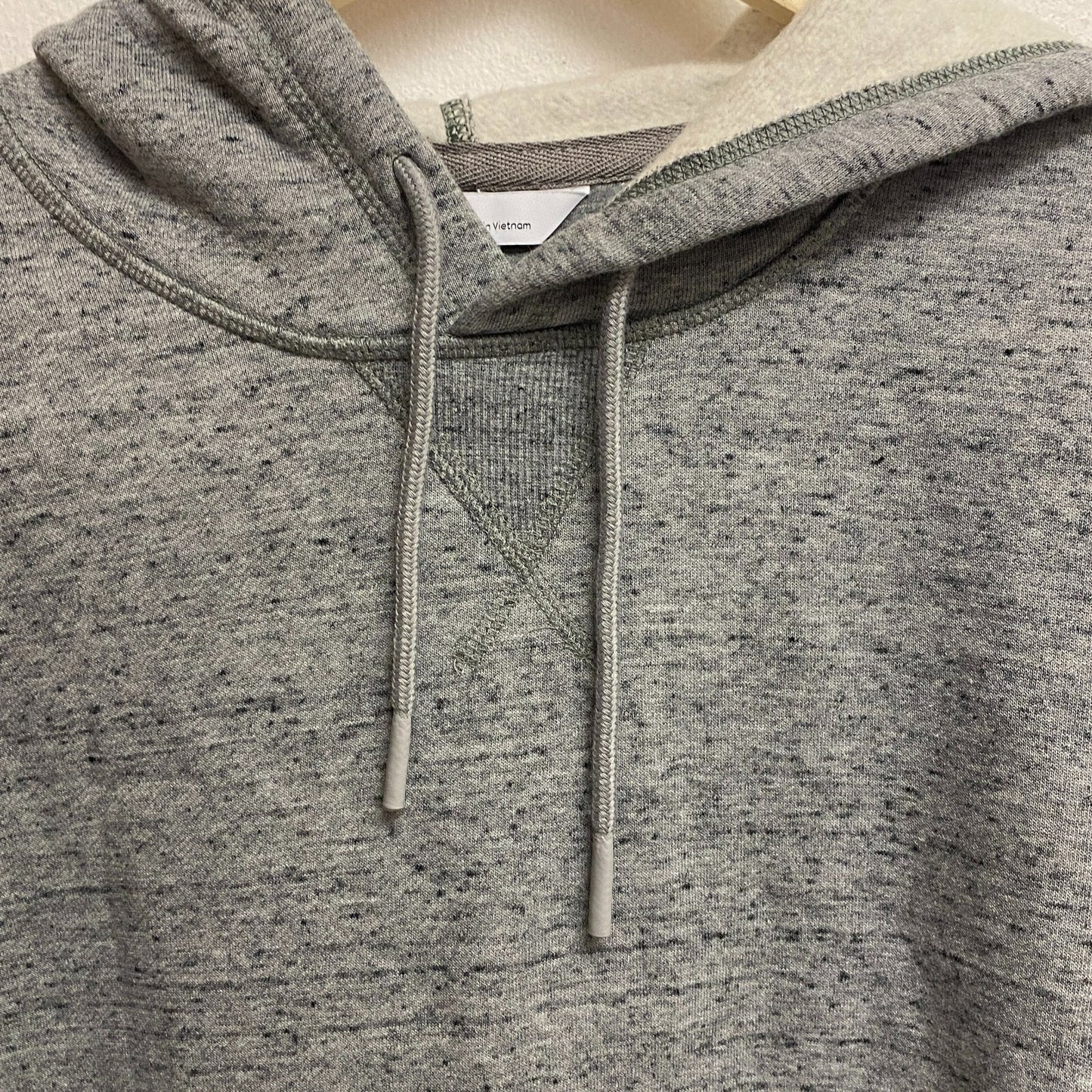 DSG Men's Heather Fleece Hoodie Light Charcoal Heather/Asphalt NP DAM21400H