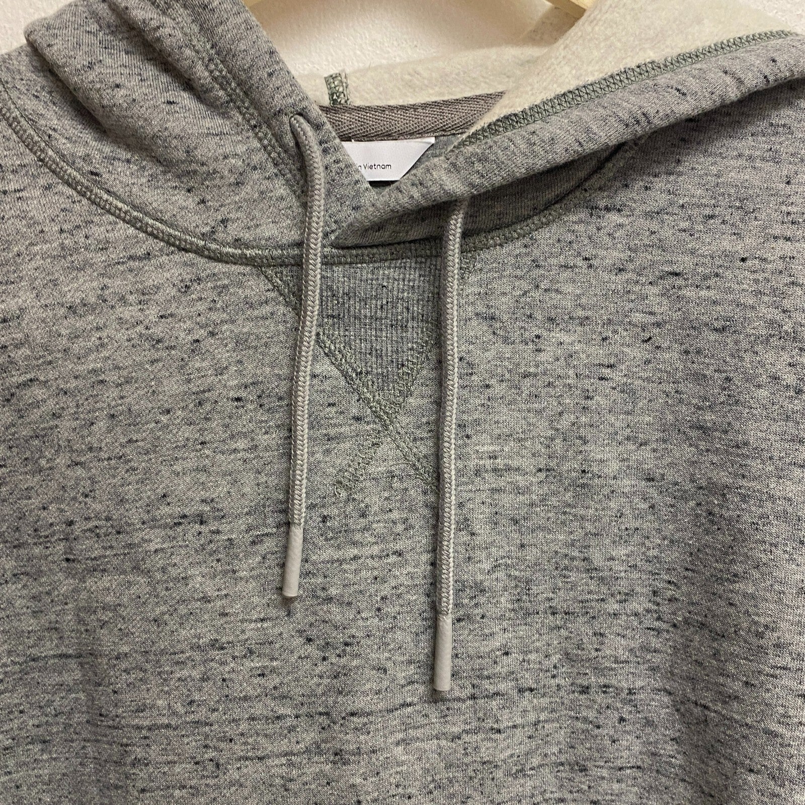 DSG Men's Heather Fleece Hoodie Light Charcoal Heather/Asphalt NP DAM21400H