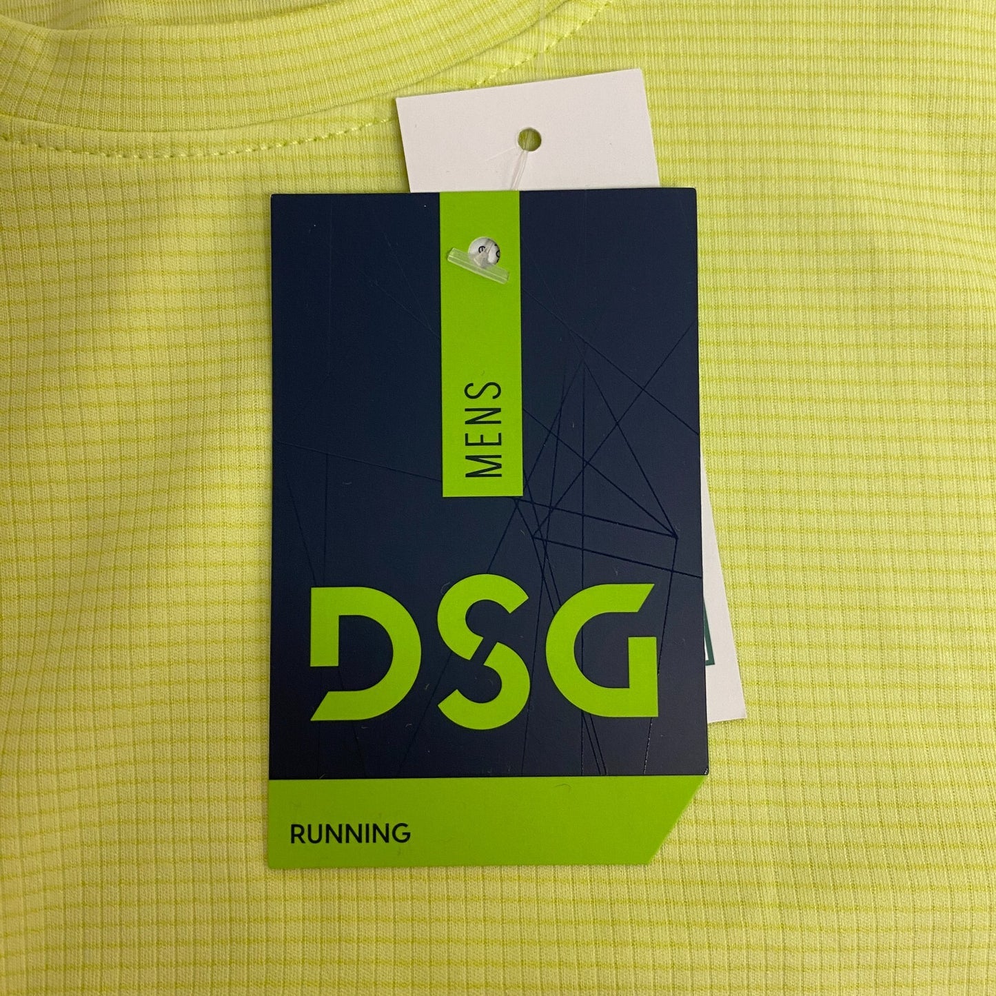 DSG Men's Running Polyester Short Sleeve T-Shirt Fresh Lime DAM12204 New