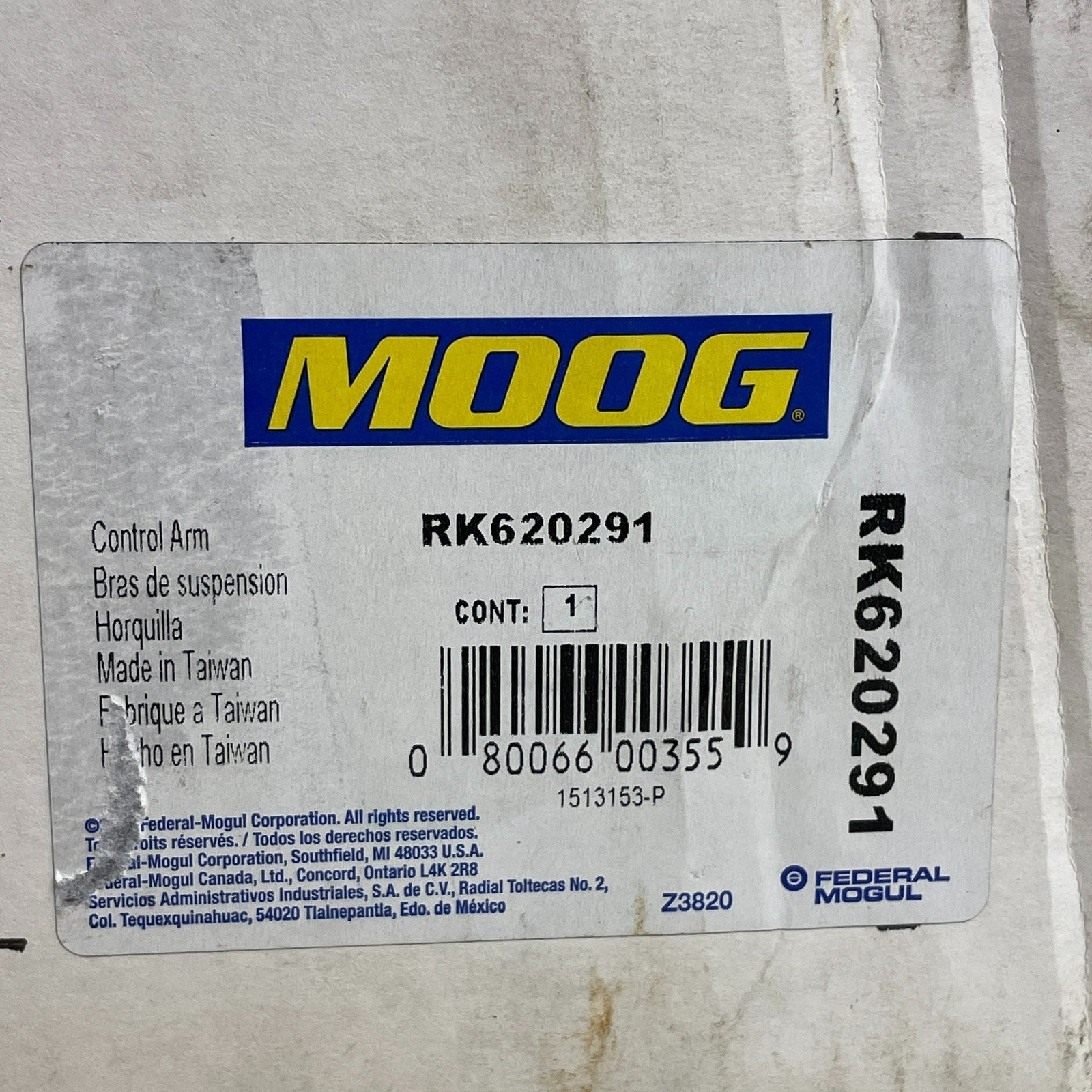 MOOG Front Left Lower Control Arm Ball Joint Assembly Buick Cadillac RK620291