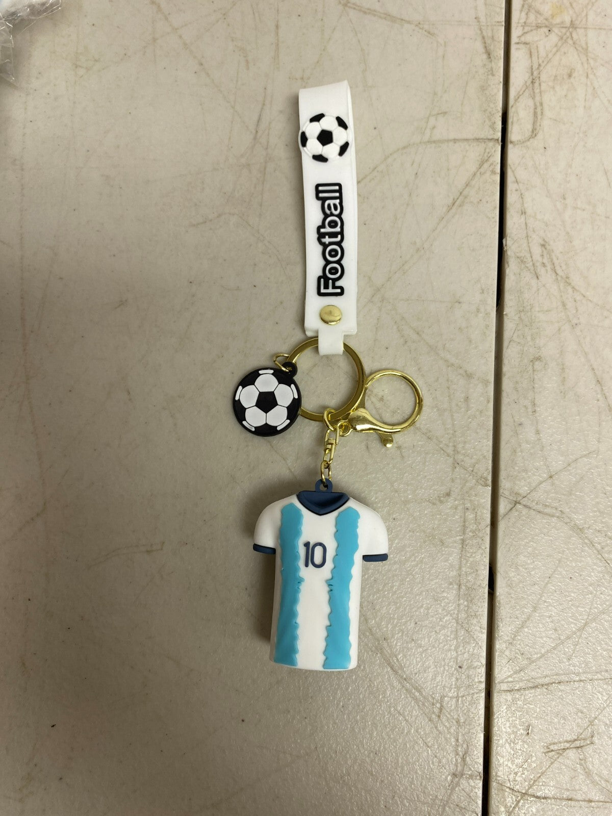 Soccer  Jersey  Silicone  Keychain For Backpacks  Soccer Bags football events