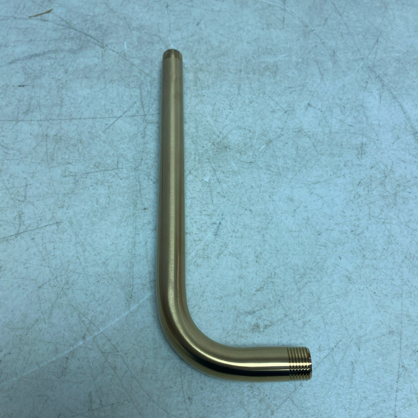 Signature Hardware 12'' Shower Arm & Flange - Brushed Gold SHRSA123BG