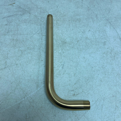 Signature Hardware 12'' Shower Arm & Flange - Brushed Gold SHRSA123BG