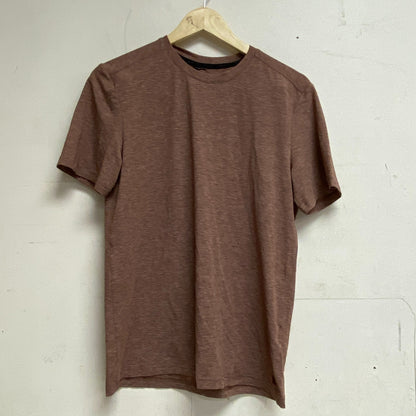 VRST Mens Icon Tee Heather Earth Brown Short Sleeve Crew Neck MAX100330H