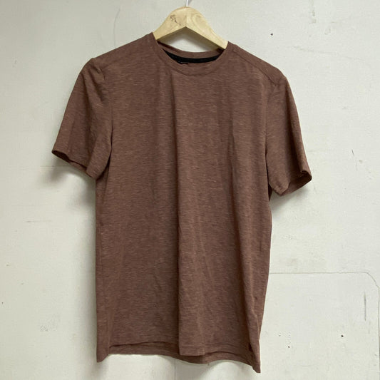 VRST Mens Icon Tee Heather Earth Brown Short Sleeve Crew Neck MAX100330H