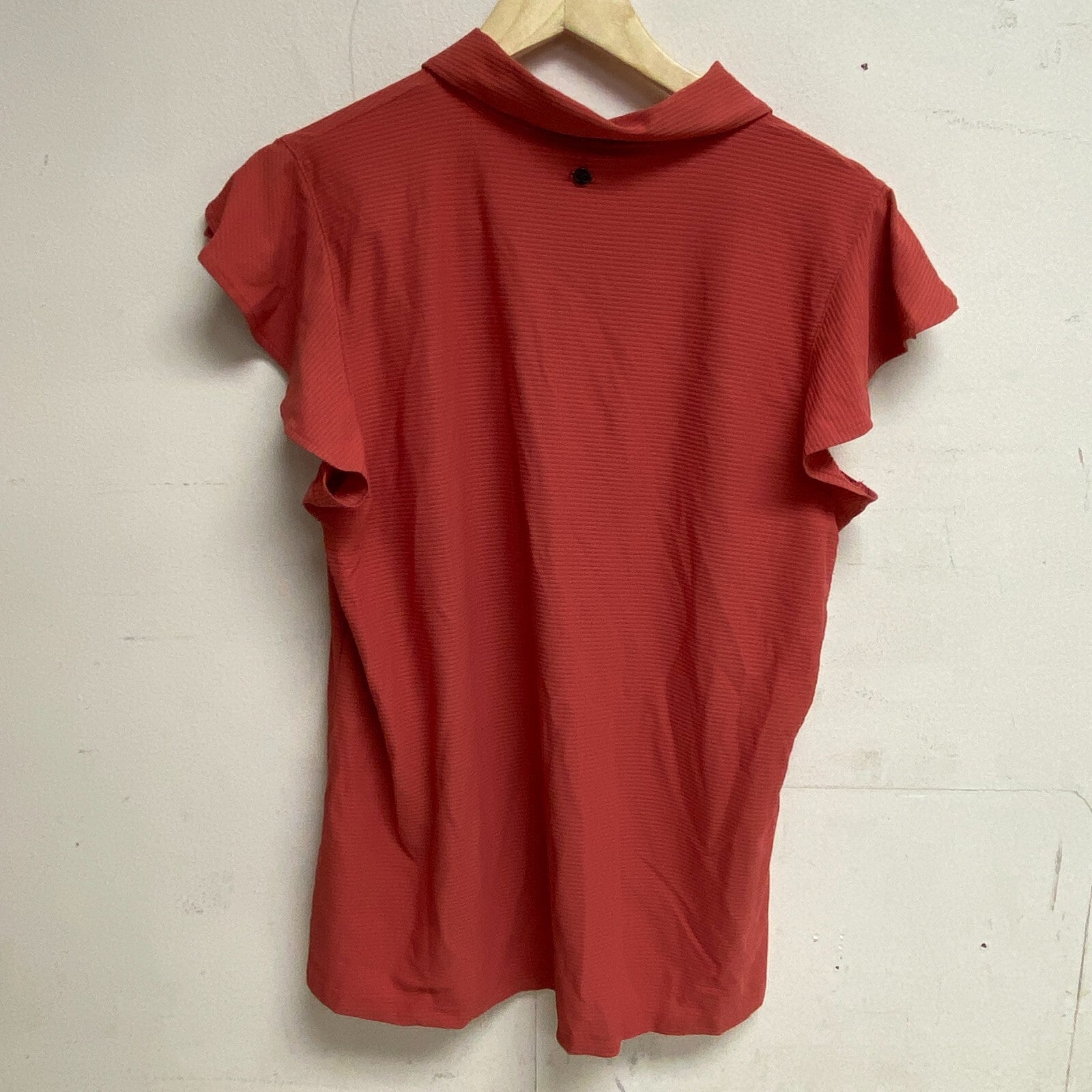 Calia Womens Golf Flutter Sleeve Polo Guava Pink WCG11003 BRAND NEW