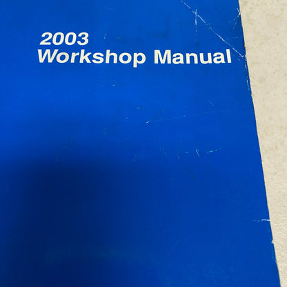 Mazda MPV 2003 Workshop Manual 9999-95-038B-03 , #577-1CP