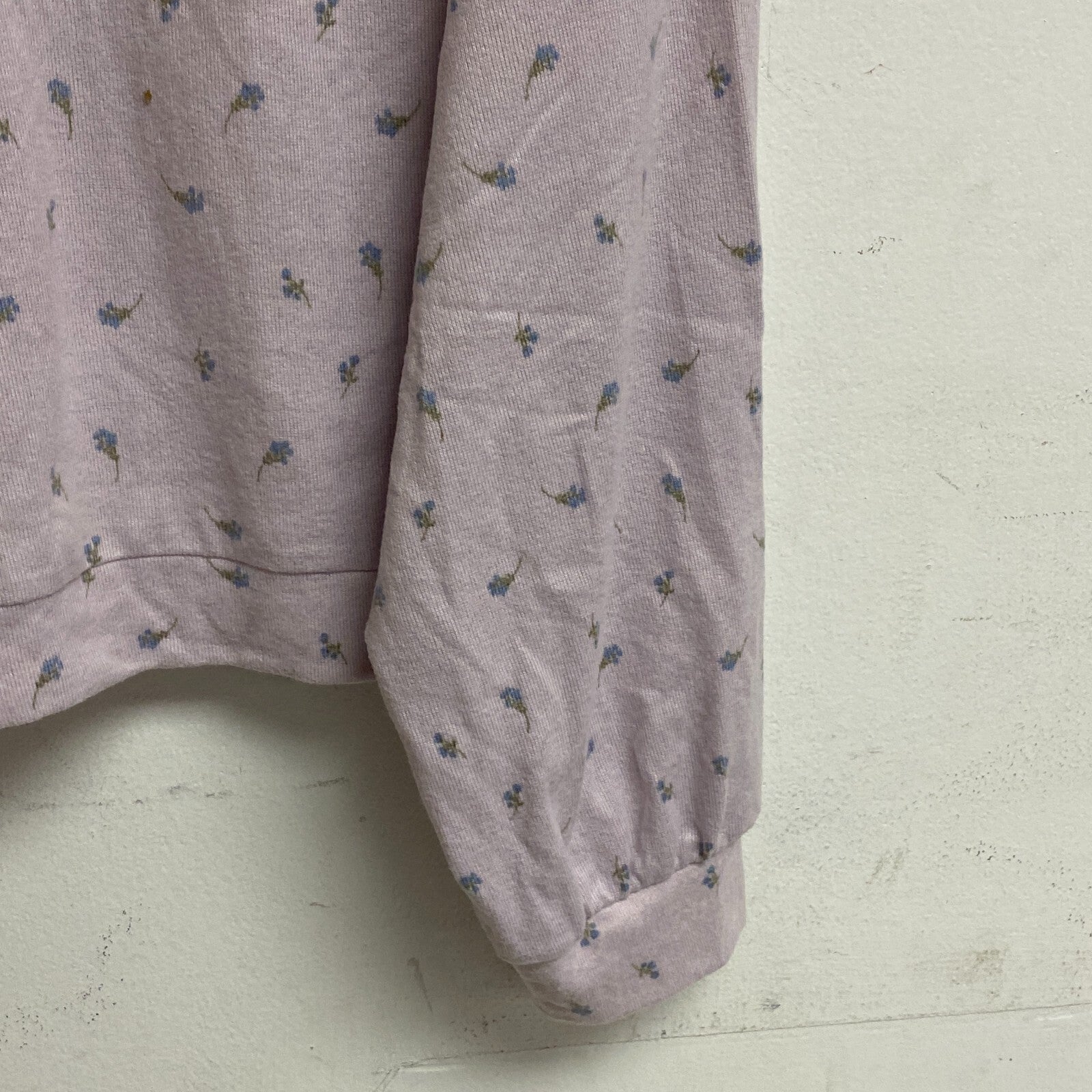 Ana a new approach size XL crop long sleeve button v-neck cardigan color Ditzy