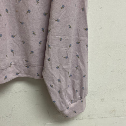 Ana a new approach size XL crop long sleeve button v-neck cardigan color Ditzy