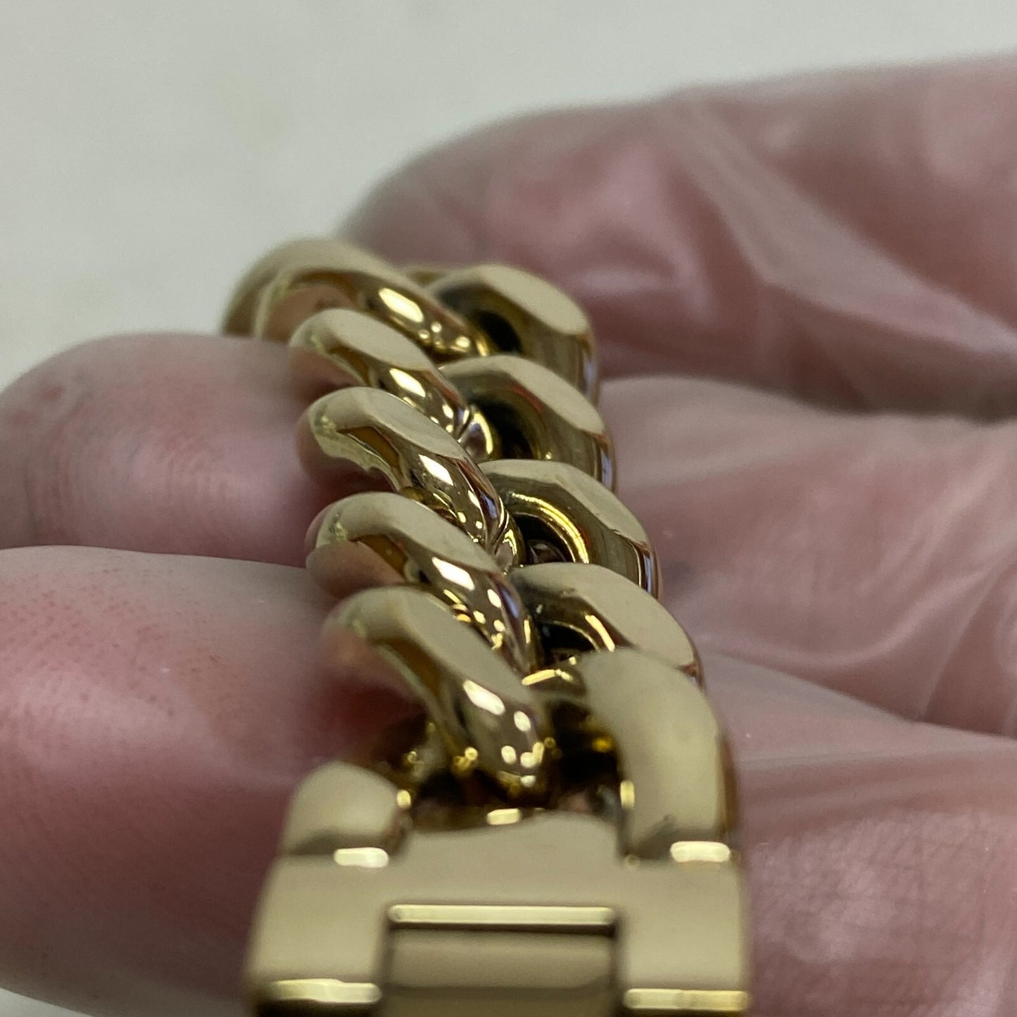 Armitron Women's Genuine Crystal Accented Chain Bracelet Watch, 75/5822GP