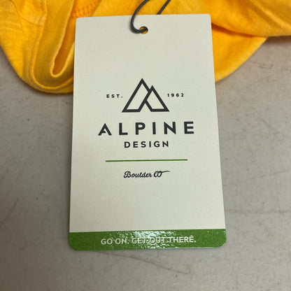 Alpine Design Womens W AD Slub Tank Orange Solid Sleeveless Stylish ADW13100