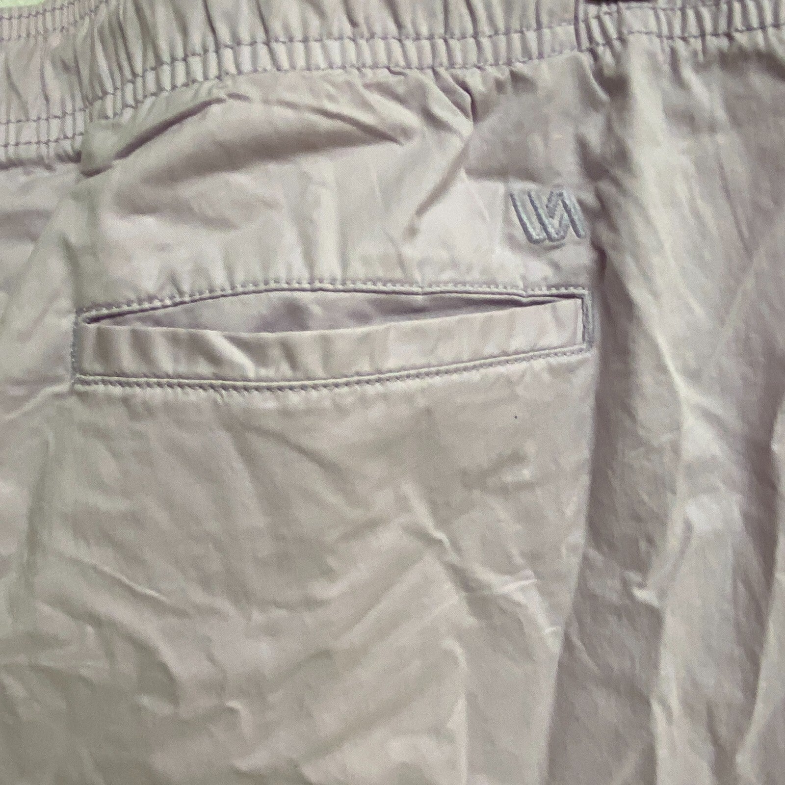 VRST Men's 7" Easy Relaxed Fit Elastic Waist Short Mellow Lilac MAX100429 New