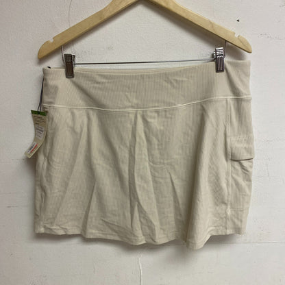 Alpine Deisgn Womens Relaxed Fit Ribbed Skort Light Khaki Solid ADW13809