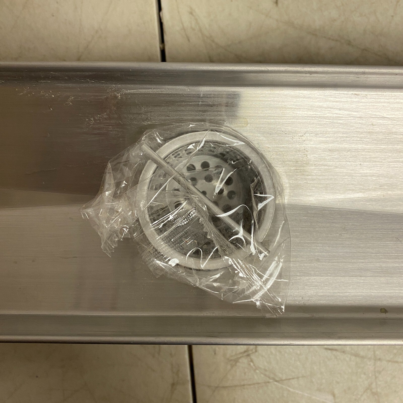 Signature Hardware 48" EFFENDI LINEAR SHOWER DRAIN-BRUSHED STAINLESS STEEL