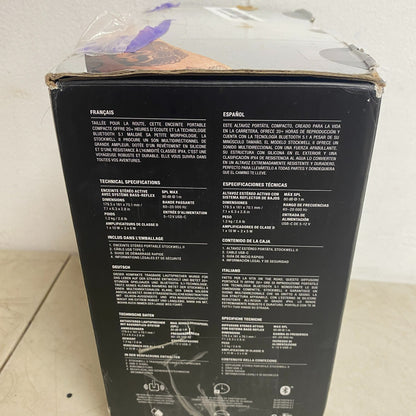 Marshall Stockwell II Portable Bluetooth Speaker Black Brass