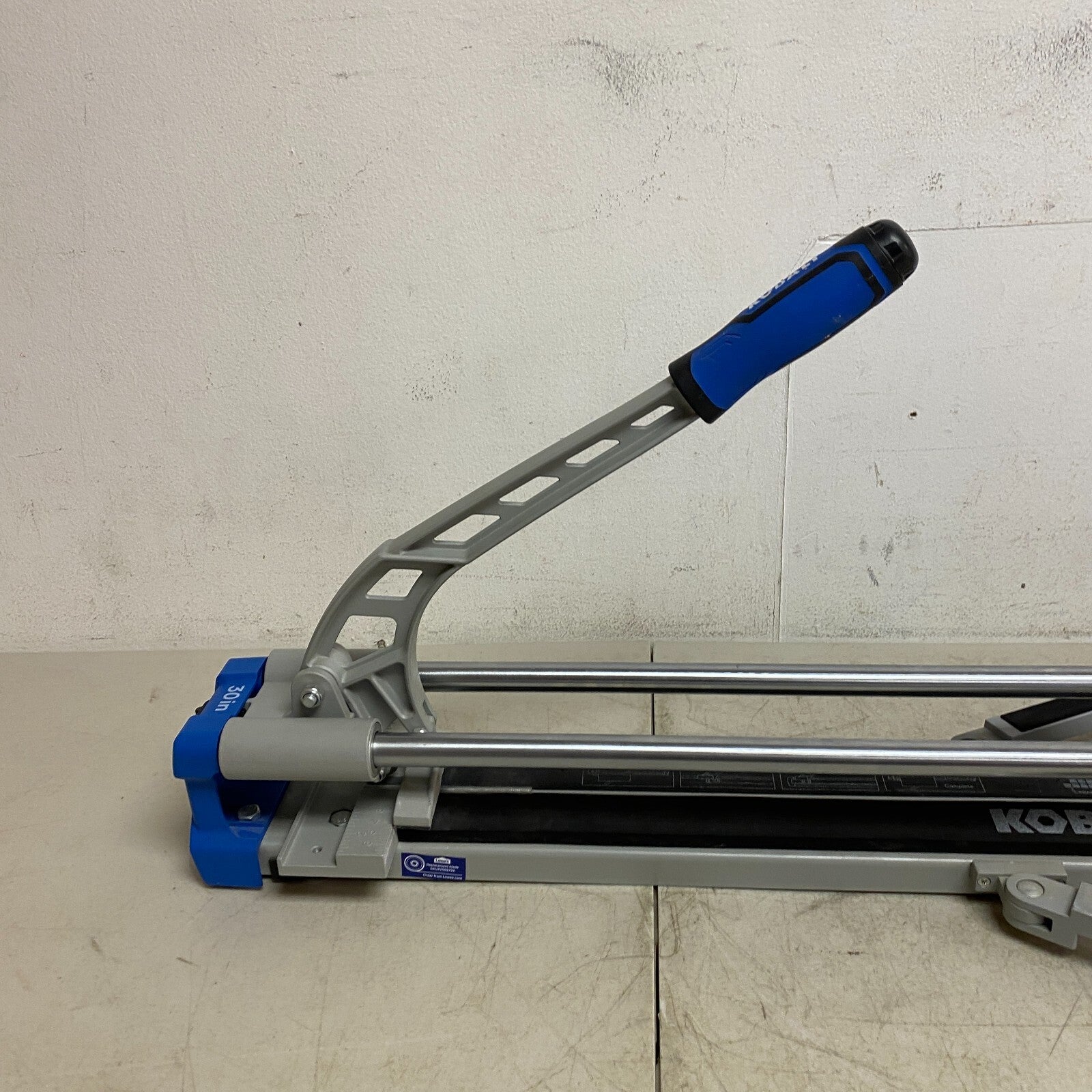 Kobalt 30 inch Tile Cutter 7/8 Cutting Wheel Up to 1/2 inch Thickness