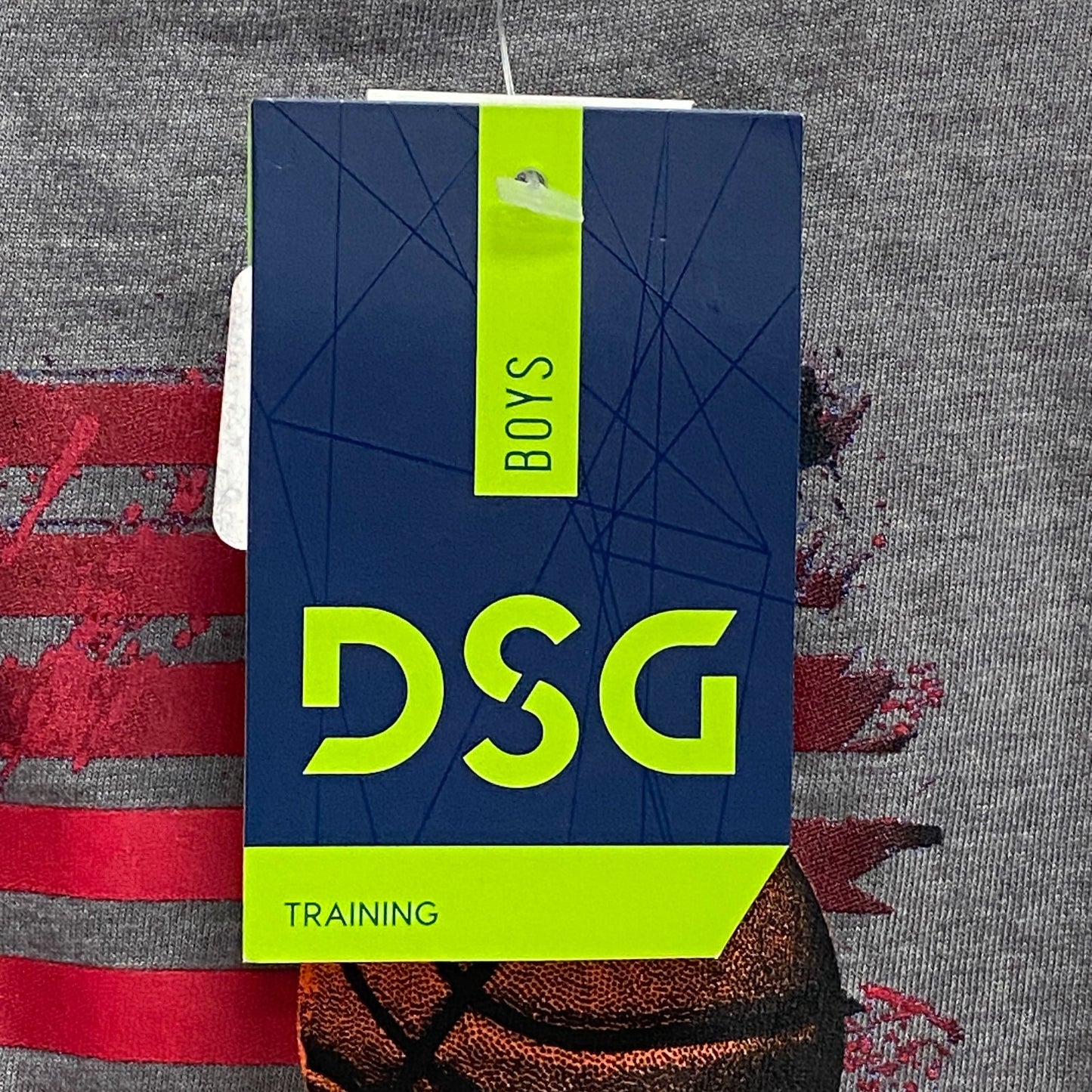 DSG Boys Training Relaxed Cotton Graphic Tank Mid Gray Basketball DAB12111H