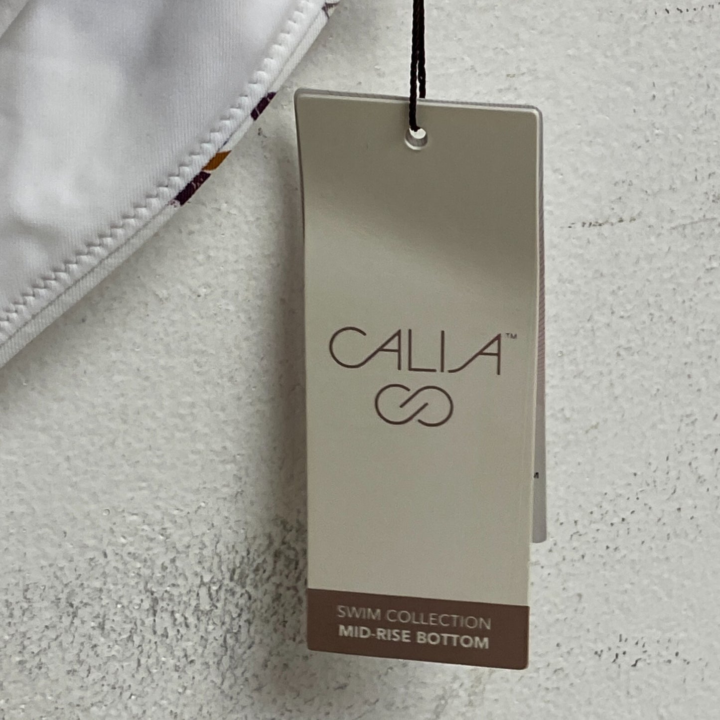 Calia Wide Banded High Leg Swim Bottoms Island Botanical Multi WSA23414PRT