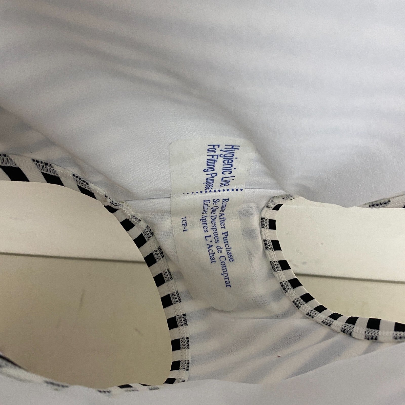 DSG Women's Swim Tomie Printed Bottom Even Striped Black/White  2314XAPRT New