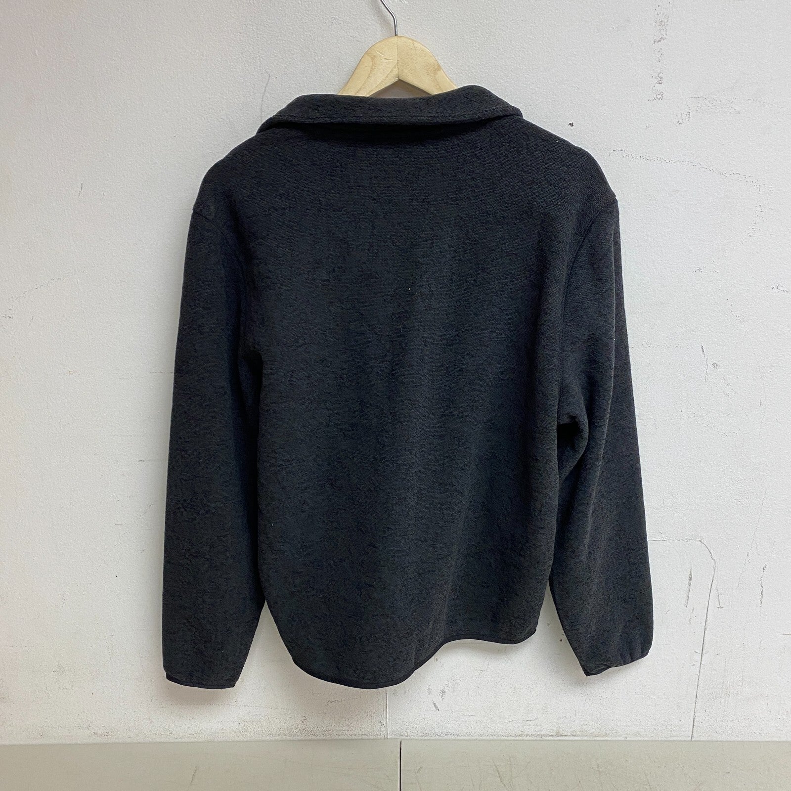 Alpine Design Men's Retreat QTR Snap Fleece Pure Black Heather ADM23603 New