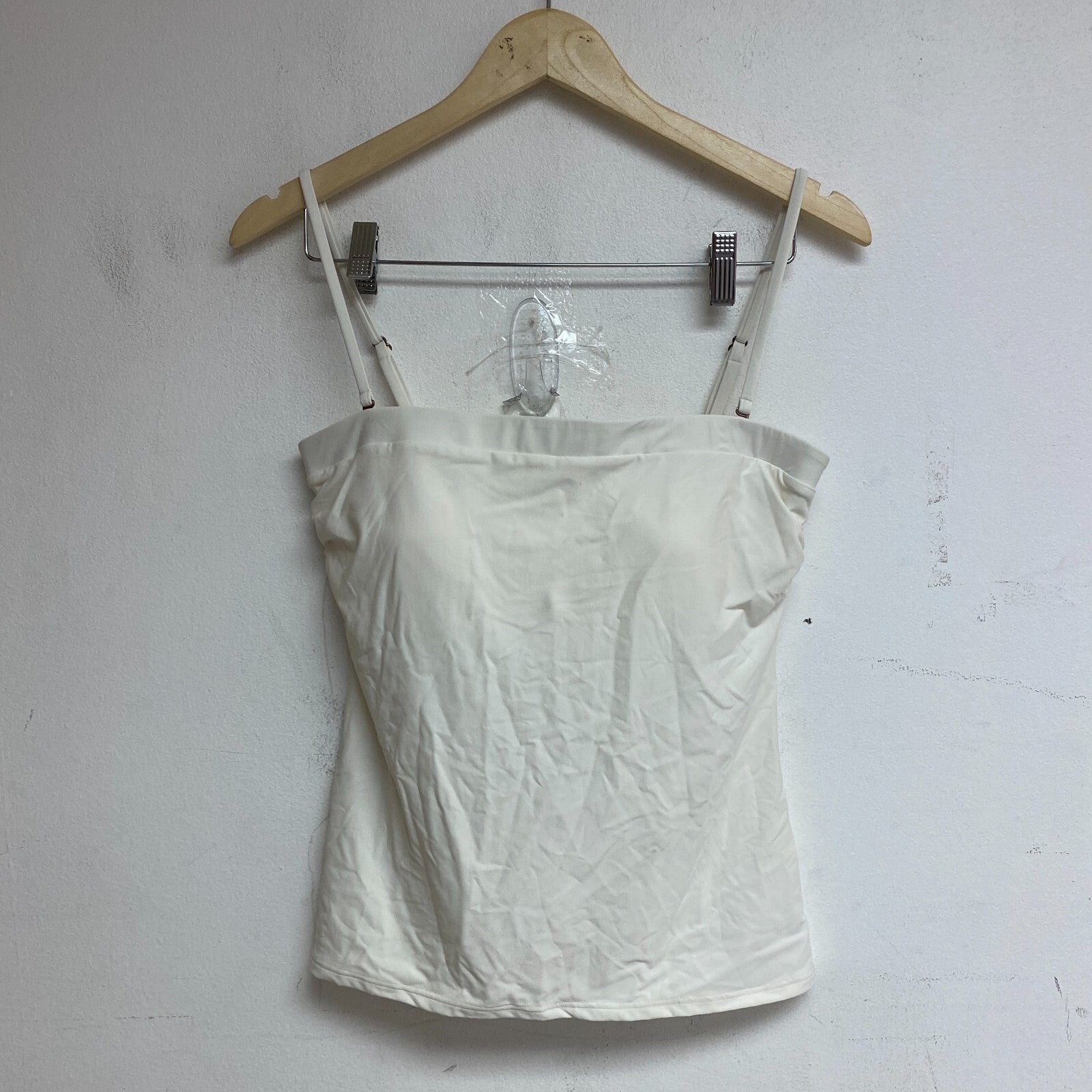 CALIA WOMENS Top BANDEAU TANKINI CLOUD COVER White WSA23304 Brand New!