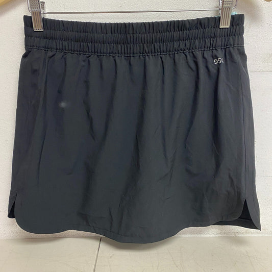 DSG Women's Mid Rise Stride Skort Pure Black DAW13123 Summer Trendy Stylish