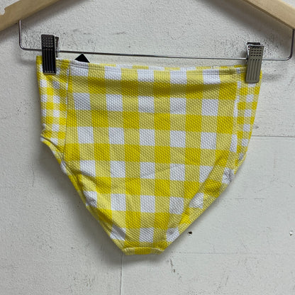 DSG Girls High Waist Swim Bottom Picnic Gingham Yellow &White  DSG8127P New