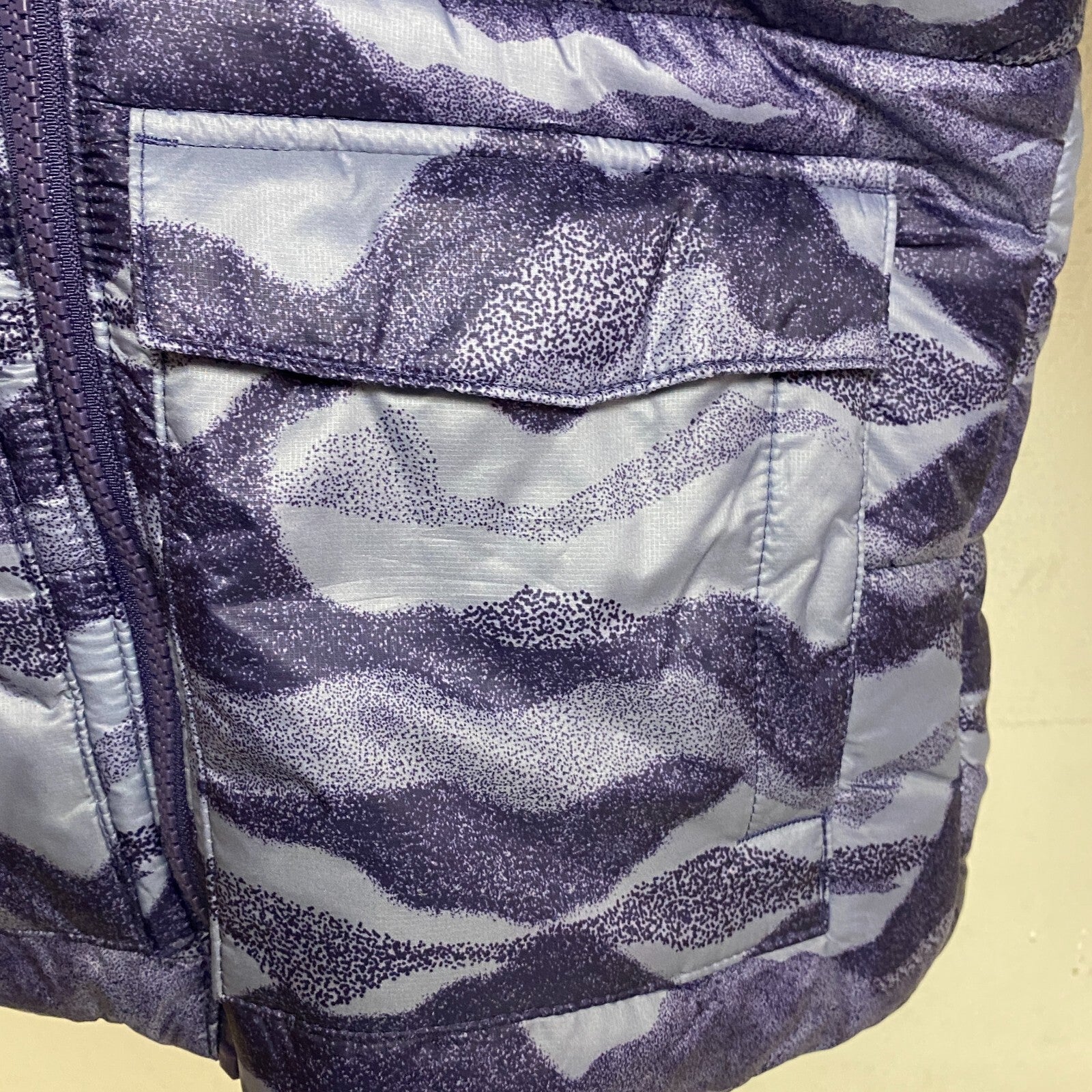 DSG Boys Insulated Puffer Jacket PRT Midnight Purple DOT Camouflage DOG23501PRTA