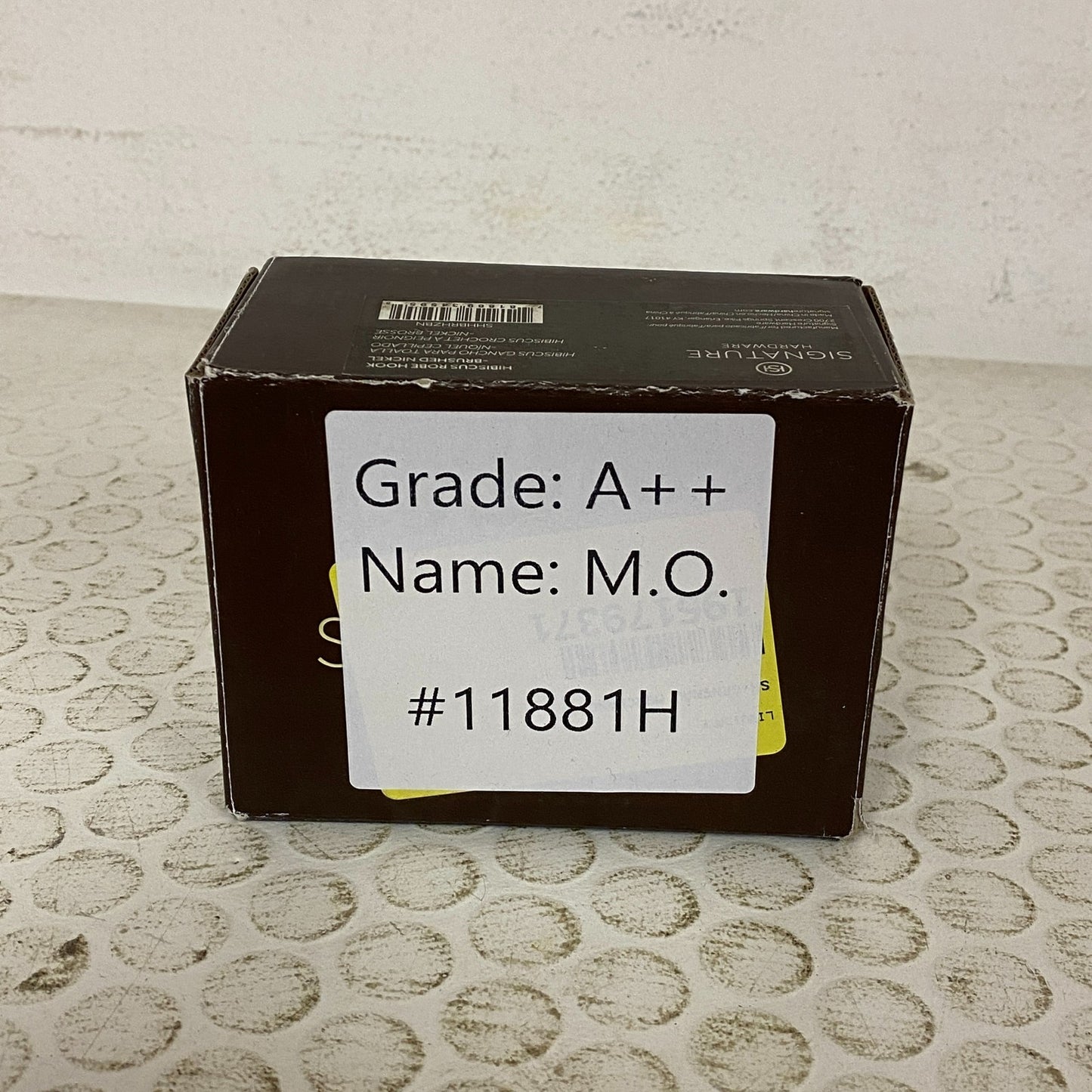 Signature Hardware Hibiscus Robe Hook - Brushed Nickel Finish SHHBRHZBN