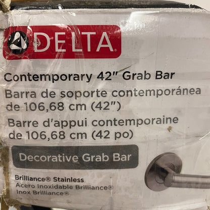 Delta 42" Contemporary ADA Grab Bar Stainless Steel Concealed Mount
