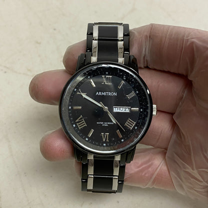 Armitron Men PC33 Dual Tone Stainless Steel Analog Quartz 42mm Watch 20/4935TB