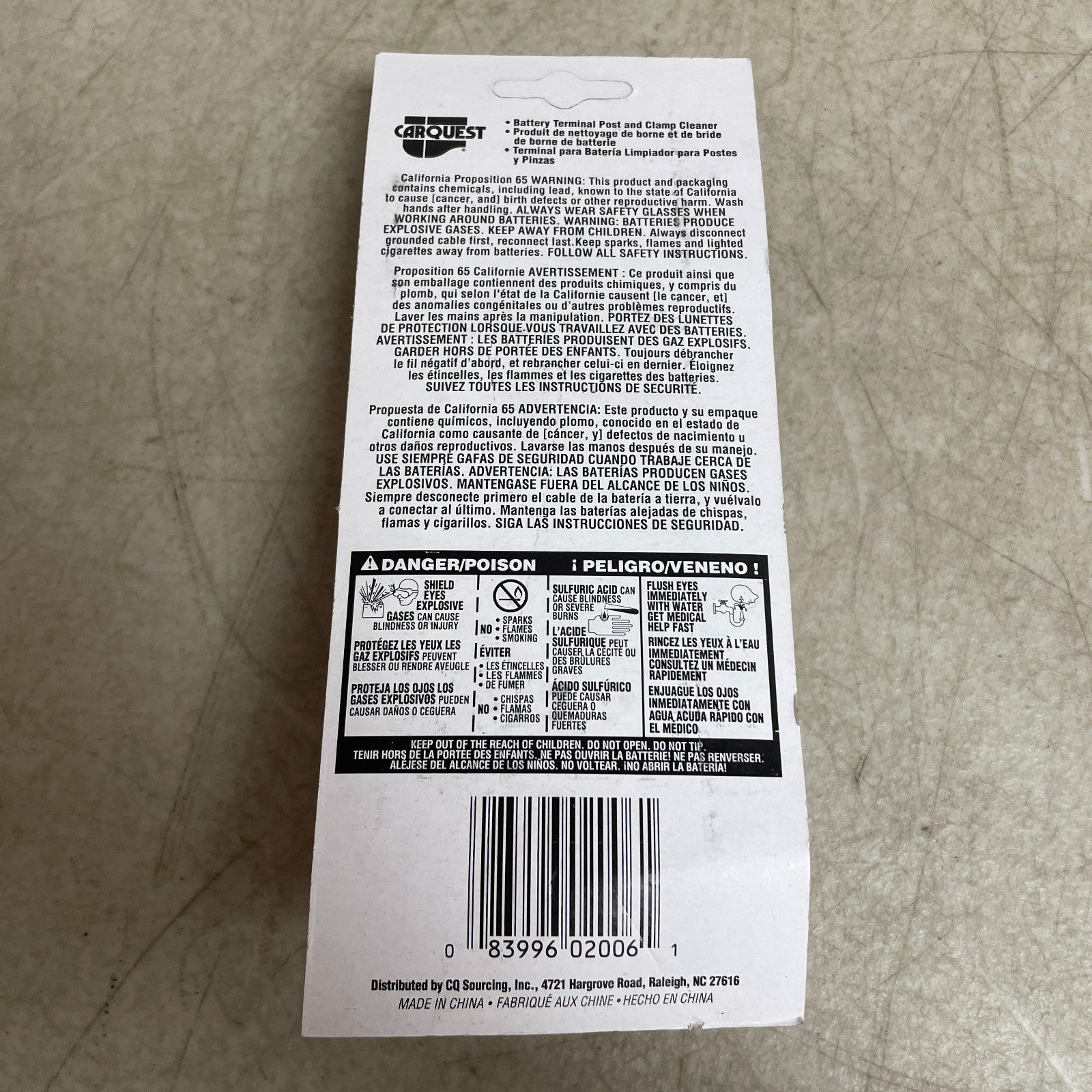 Carquest Battery Terminal Post & Wire Cleaner Tool 2-Pack CBA11800