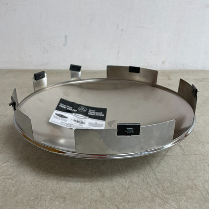 RoadPro RPFHC6N Chrome Plated 8.5" Steel Rounded Top Front Hubcap