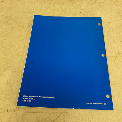 Mazda Manual Transaxle Manual G35M-R 9999-95-0G35-03 , #560-1CP