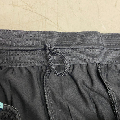 DSG Women's 7â RISE Mesh Shorts with Pockets Pure Black Relaxed Fit DAW39137M