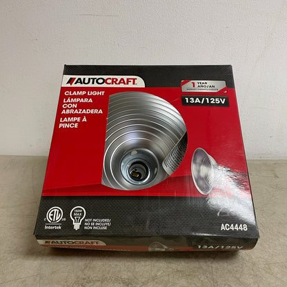 AutoCraft 8.5″ Aluminum Clamp-On Work Light Up to 150W AC4448