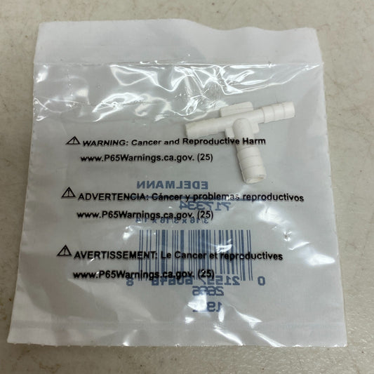 EDELMANN Plastic Vacuum Tee Fitting 5‑Pack 717334