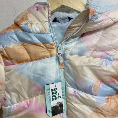 DSG Girls Winter Insulated Puffer Jacket PRT Digital Daydream Camo DOG23501PRTA