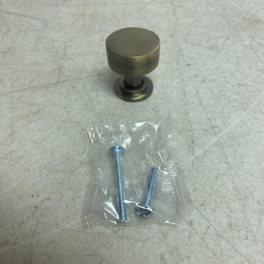 Signature Hardware 1-1/4" Colmar Brass Cabinet Knob - Antique Brass SH553066ABS