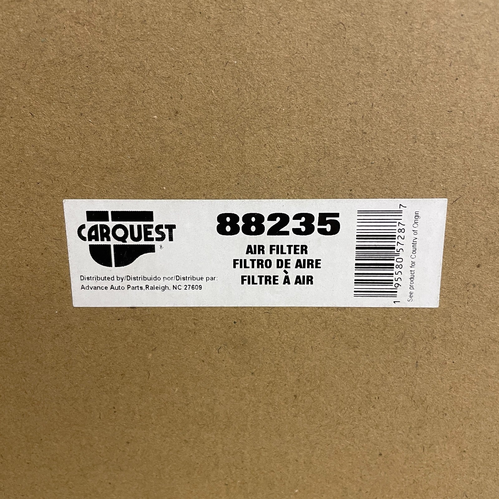 Carquest 88235 Premium Engine Air Filter 7.32″ OD x 4.69″ ID x 4.45″ H