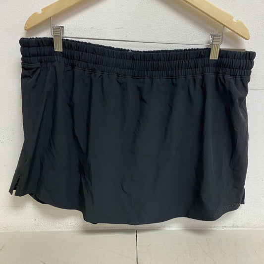 Calia Women's Infinity Run Skort Pure Black WAX12360  BRAND NEW Solid WAX12360