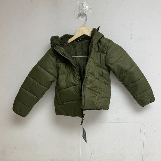 DSG Girls Winter Insulated Puffer Jacket Inky Olive Different Sizes DOG23501 New
