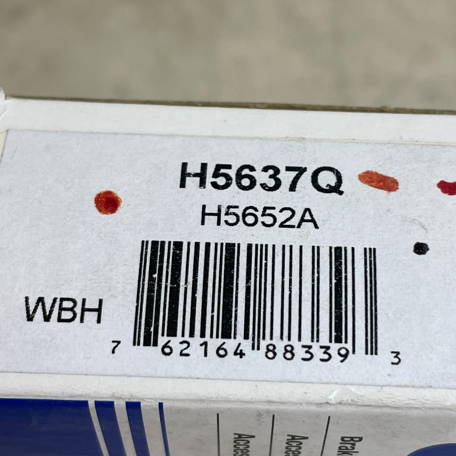 Carquest Rear Disc Brake Hardware Kit PTFE Quiet Clips H5637Q