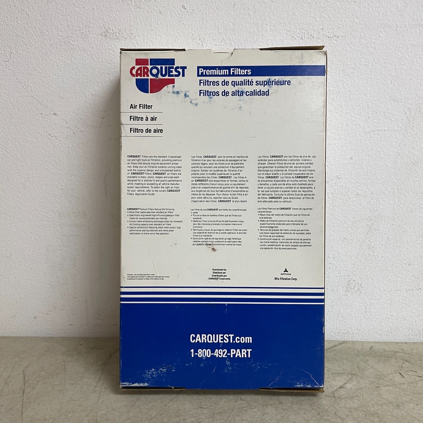 Carquest 88463 Premium Engine Air Filter 10″×6″ Direct Replacement