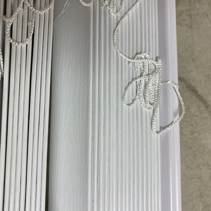 allen + roth 2-in Room Darkening Cordless Faux Wood Blind White 34in x 64in